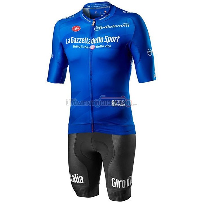 Abbigliamento Ciclismo Giro d'Italia Manica Corta 2020 Blu